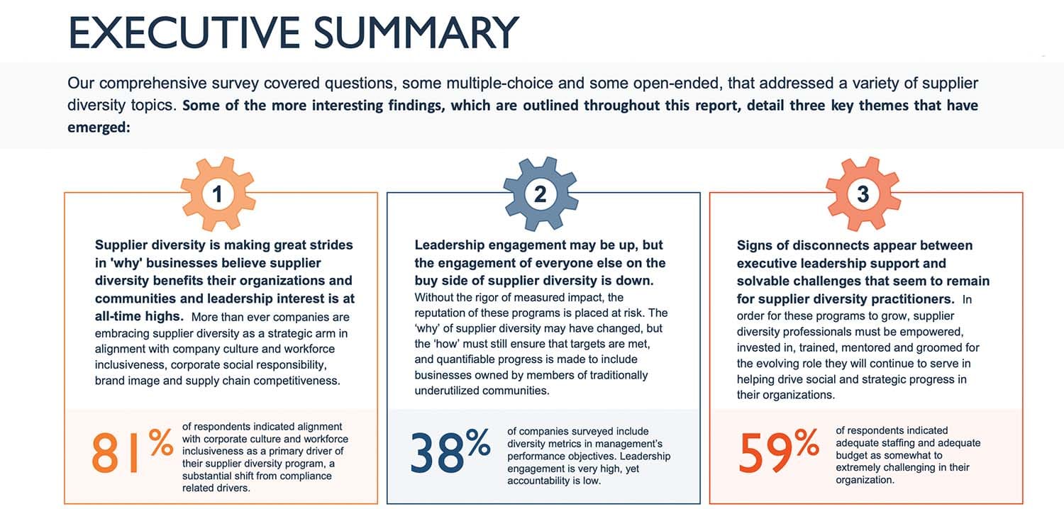 Supplier.io Releases Fifth State of Supplier Diversity Report - NMSDC